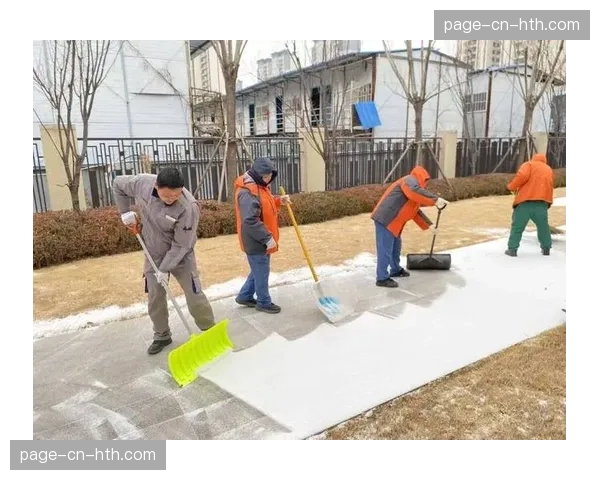 赛场花絮：大雪突袭德甲赛场，工作人员紧急清理边线积雪